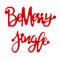 Melrose Be Merry And Jingle Sign (Set Of 4) 9.5"L X 5.5"H, 12.75"L X 5"H Resin